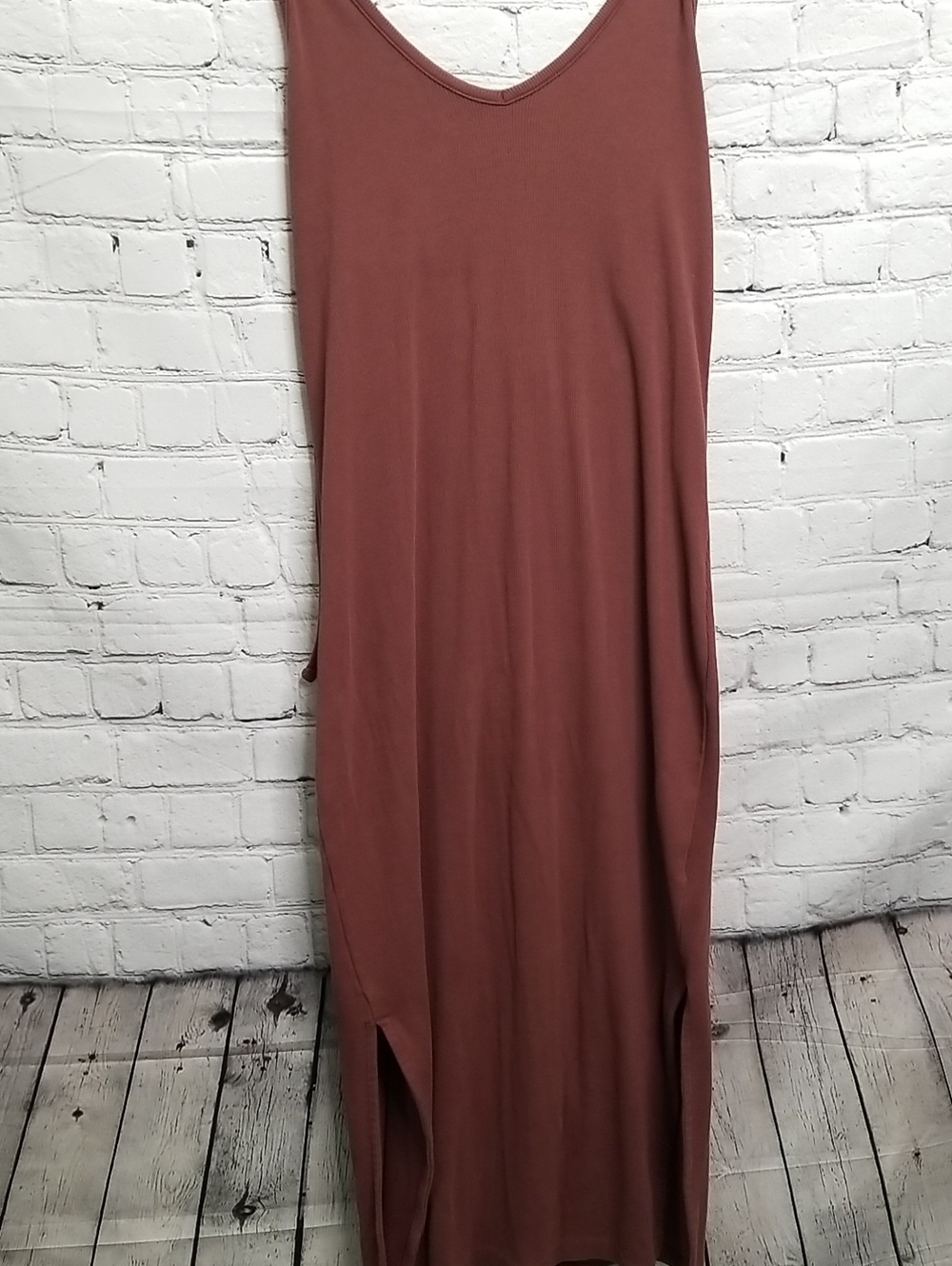 Old Navy womens summer dress size Large ties @neck slits on each side EUC